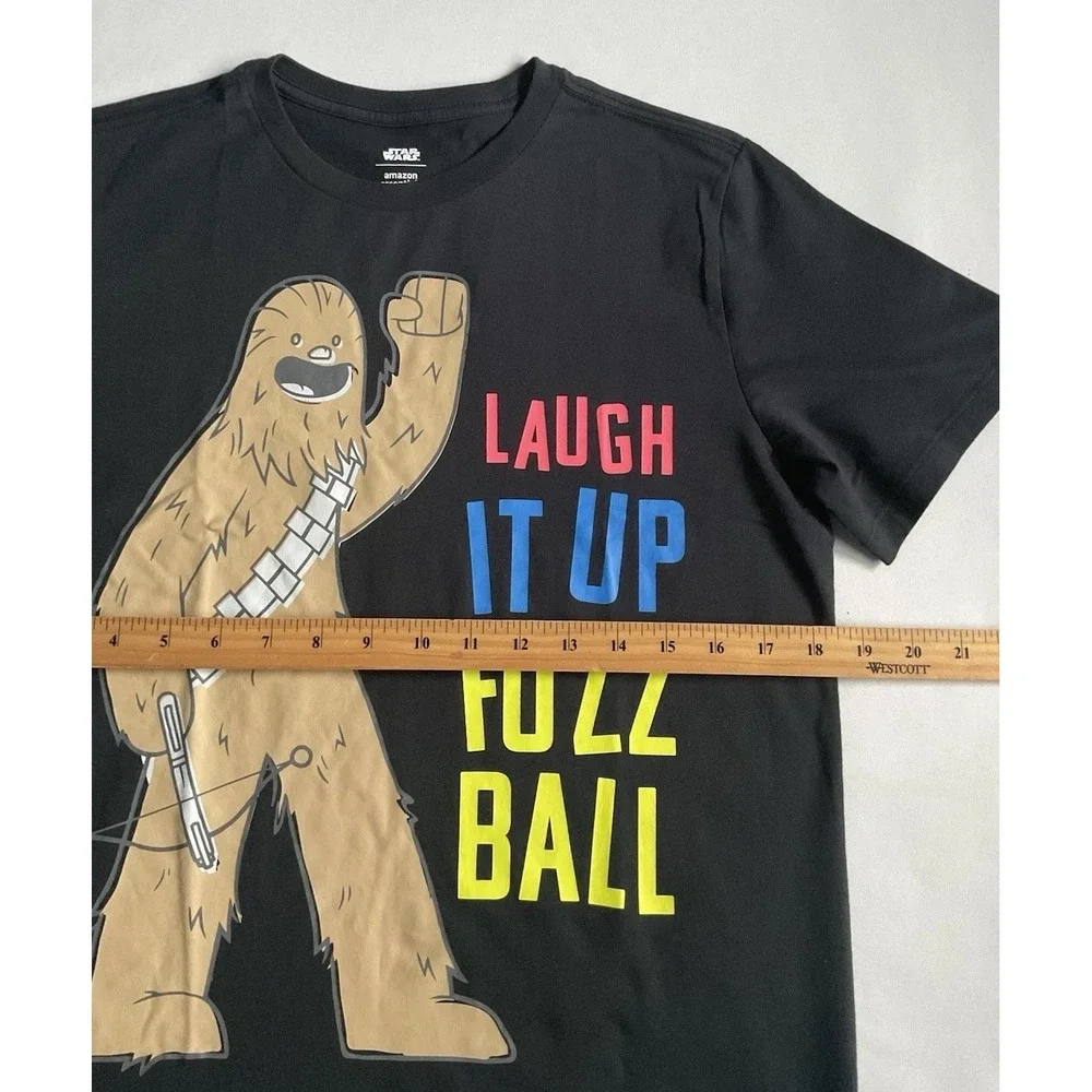 Star Wars‎ Chewbacca Laugh It Up Fuzz Ball T-Shirt Teen XXL Boys